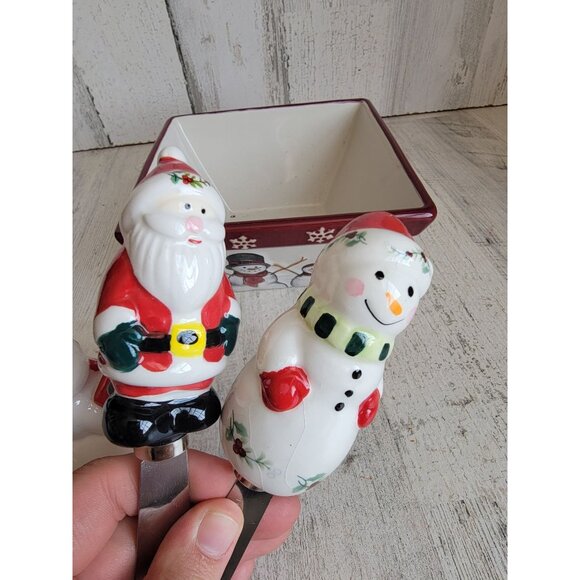 Variety snowman bowl spreader Santa figure Xmas decor home‎ collection - Picture 7 of 13